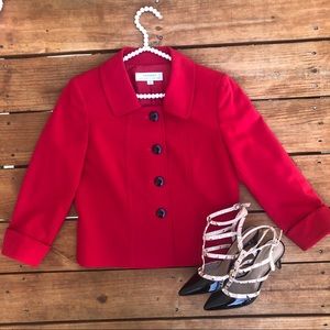 Tahari ASL Red Blazer • Size 4
